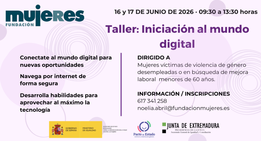 Taller Iniciación al mundo digital
