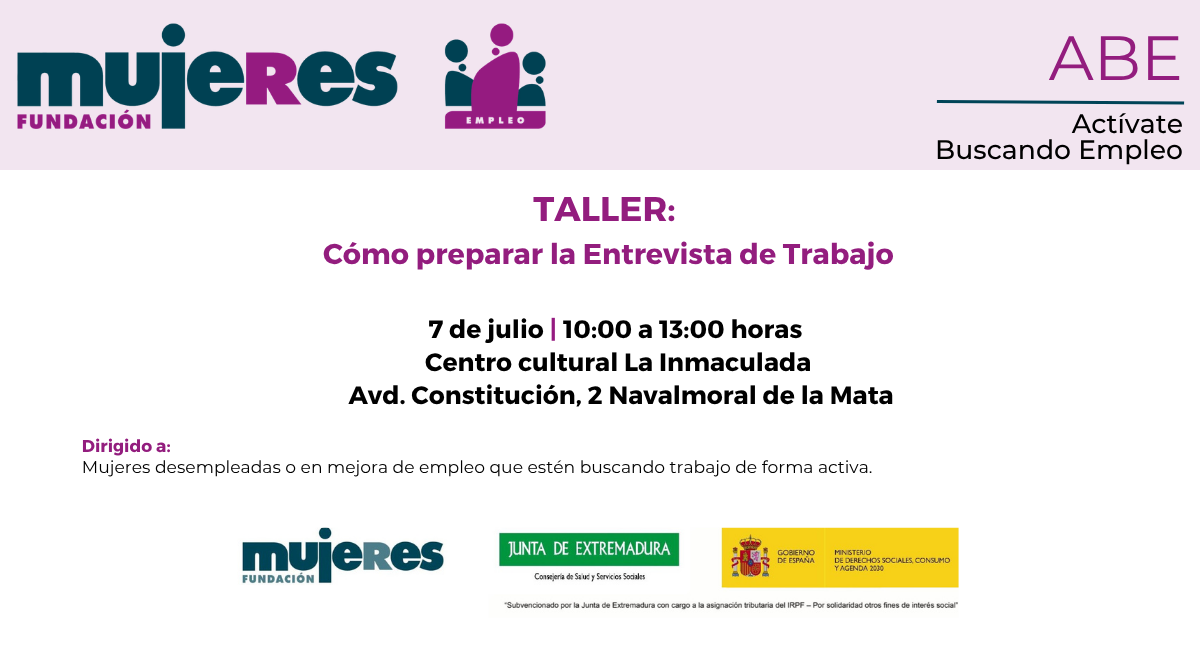 Taller Cómo preparar la entrevista de trabajo