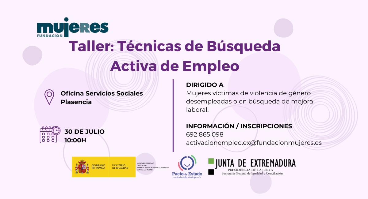 Taller Técnicas de búsqueda de empleo