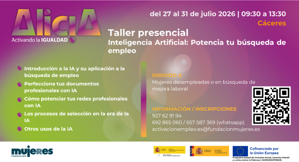 Taller IA Potencia tu búsqueda de empleo